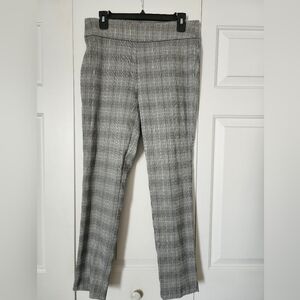 Ladies Counterparts Gray Plaid Pants